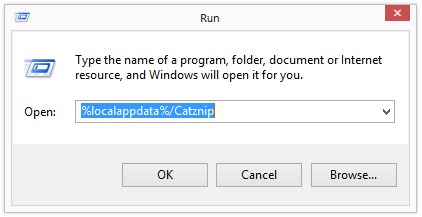 Windows Open Cache Folder ><