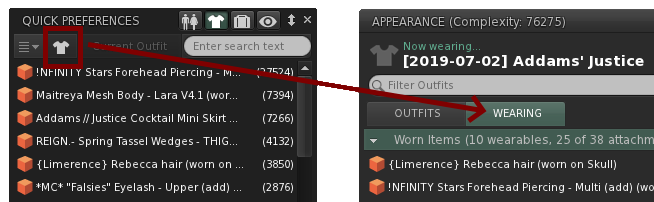 QuickPrefsWearing